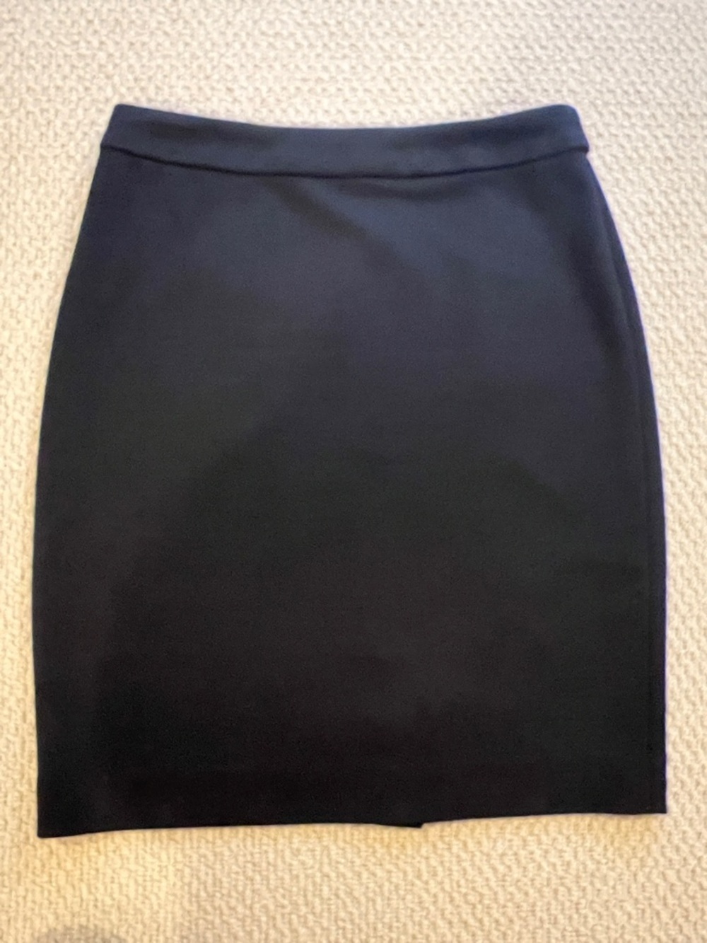 Halogen Black Pencil Skirt 0P Petite Work Career Black Slit